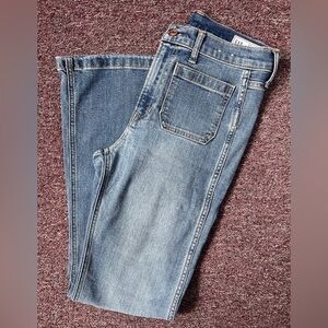 GAP High Rise '70s Modern Flare Denim Jeans Size 27 4R NWOT